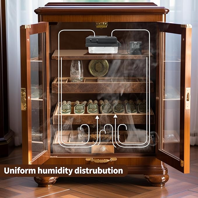 Briidea Electric Humidifiers for Cabinet, 30% RH~80% RH Humidity Setting Values - Image 7