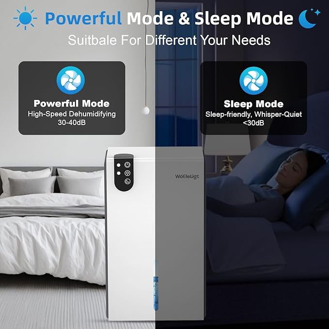 Dehumidifier for Home Small Dehumidifiers for Basement, Auto Shut-Off, Sleep - Image 4