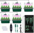 YAUNGEL Seed Starter Tray with Grow Light, 5 Pack Seed Starter Kit with Heat Mat by YAUNGEL