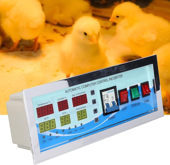 XM-18G Egg Incubator Controller Intelligent Six-Screen Six-Display Temperature - Image 6