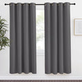 NICETOWN Grey Blackout Curtain 78 inch Long, W55 x L78, 1 Panel, Thermal by NICETOWN
