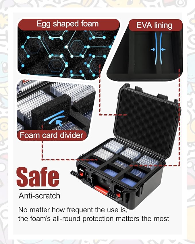 QINGUANG Graded Card Storage Box, Trading Card Case - Image 4