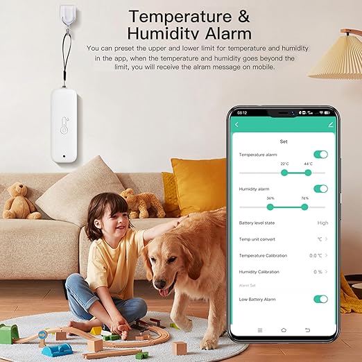 WiFi Thermometer Hygrometer: Smart Temperature Humidity Sensor - Image 2