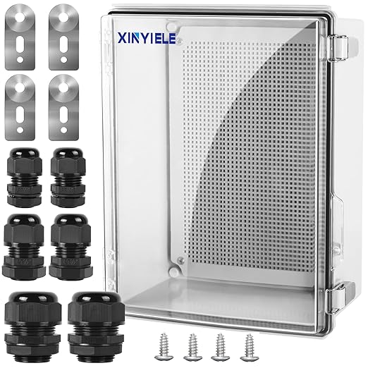 Waterproof Outdoor Project ABS Plastic Junction Box IP67 Weatherproof Dustproof by XINYIELE