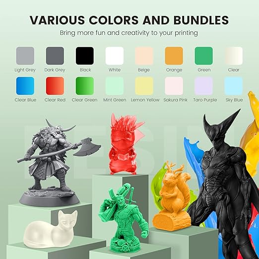 SUNLU 3D Printer Resin Bundle, 395 to 405nm UV Curing 3D Printing Liquid - Image 5