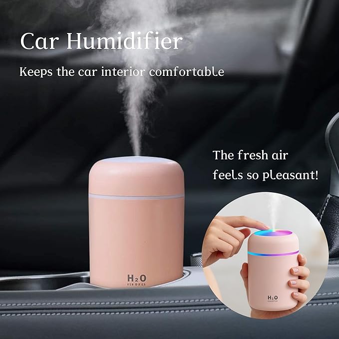 300ml USB Cool Mist Small Humidifier - Image 4