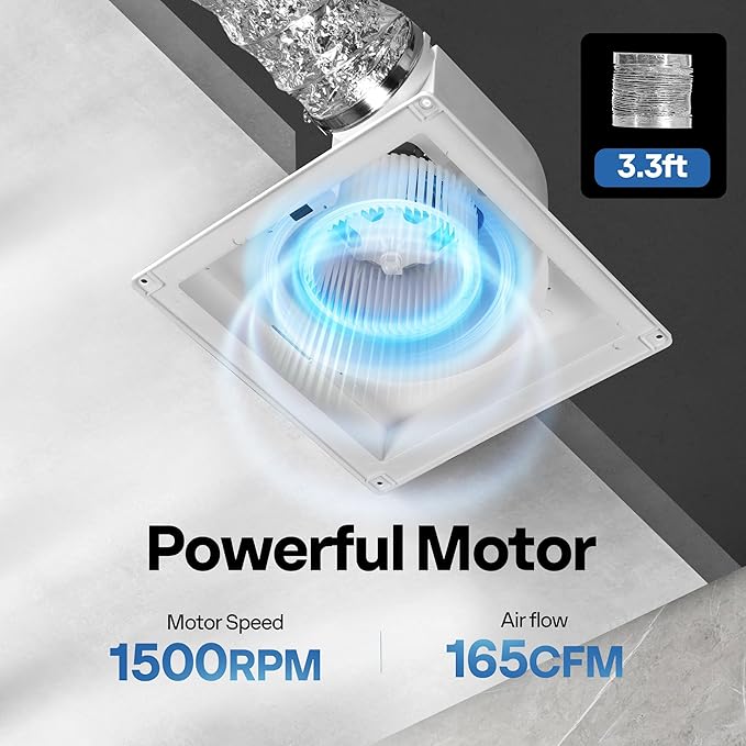 VIVOHOME Bathroom Exhaust Fan - Image 4