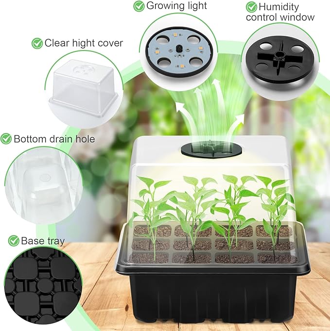 Lunies 6 Packs Seed Starter Trays - Image 4