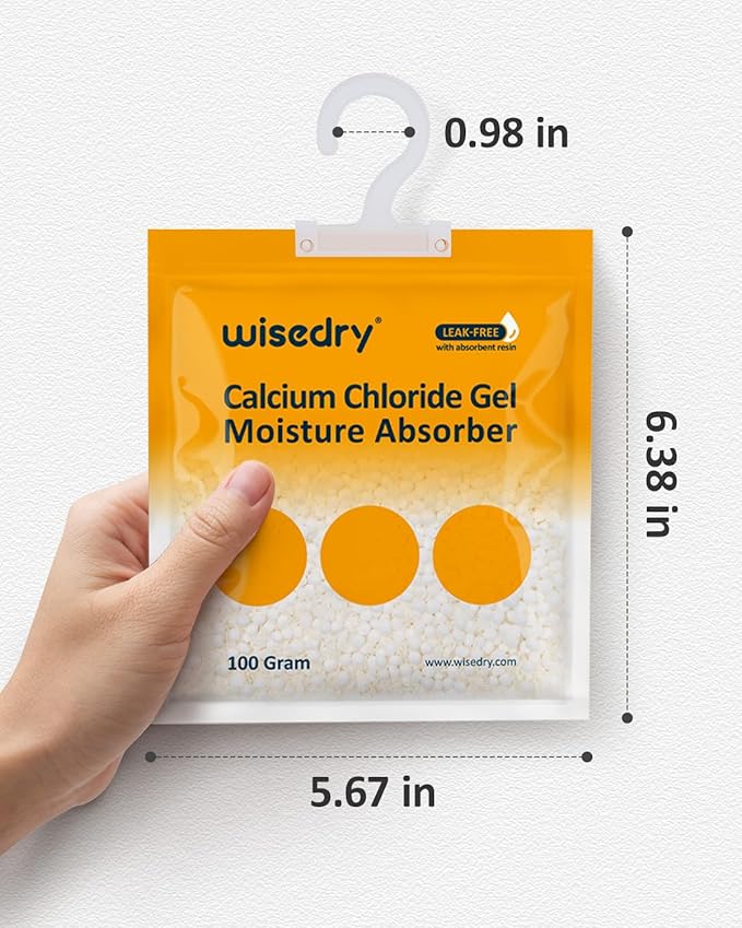 Wisedry Moisture Absorbers 100G, 100% Leakproof Dehumidifier Bags, - Image 6