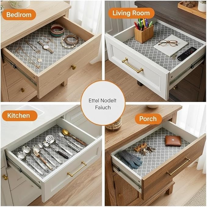 Coavas Extra Grip Thickened Shelf and Drawer Liner - Image 6