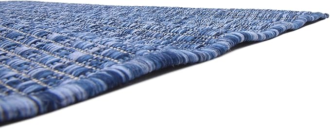 Unique Loom Collection Casual Transitional Solid Heathered Indoor/Outdoor - Image 8