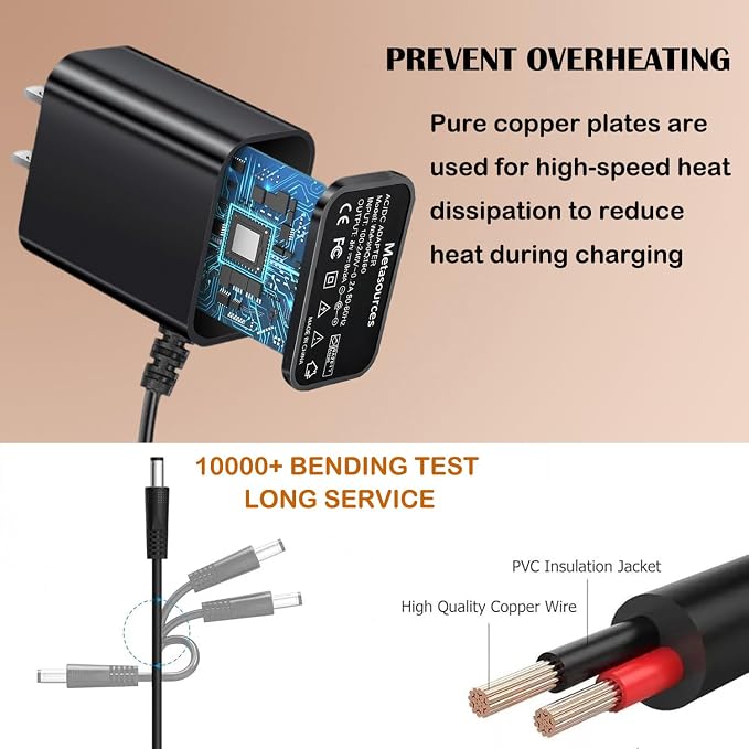 12V Charger for LEVOIT LV-H128 LV-H128-RXA LV-H128-RXB HEPA Air Purifier | - Image 5