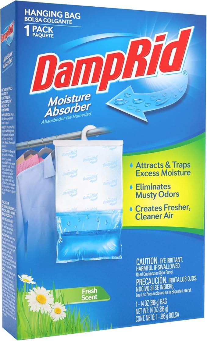 DampRid FG80 Fresh Scent Hanging Moisture Absorber by DampRid