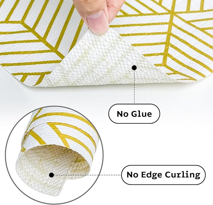 Shelf Liners for Kitchen Cabinets 12IN x 10FT, Non Adhesive Cabinet Liner - Image 7