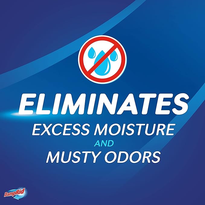 DampRid Refillable Moisture Absorber, 11 oz., Eliminates Musty Odors - Image 3