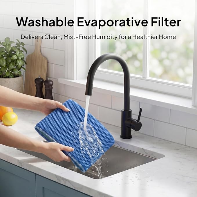 Humidifier Filter Replacement for Livatro 8L Evaporative Humidifier – Washable - Image 4