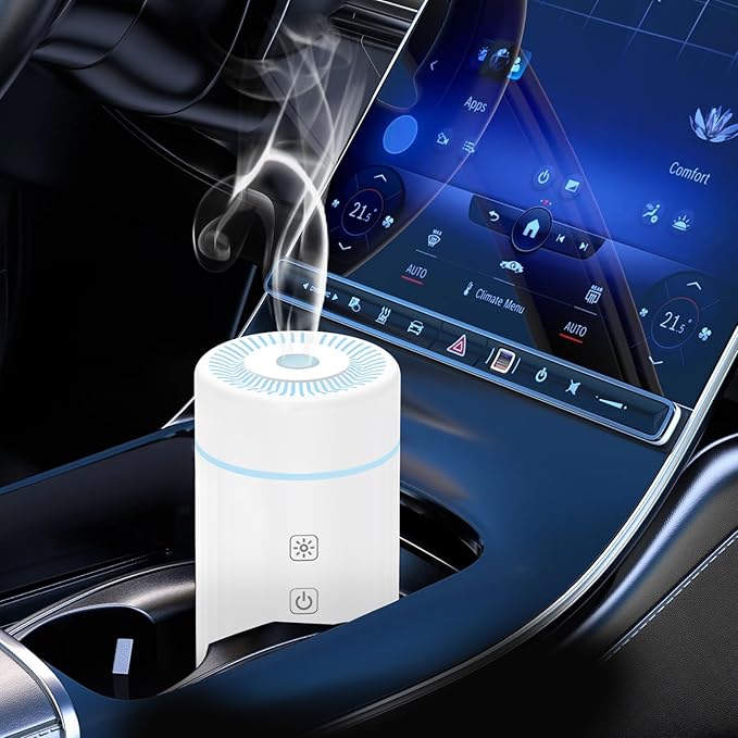 100ML Car Essential Oil Diffuser, Rechargeable Battery Powered, Cordless by SEEDSEEL