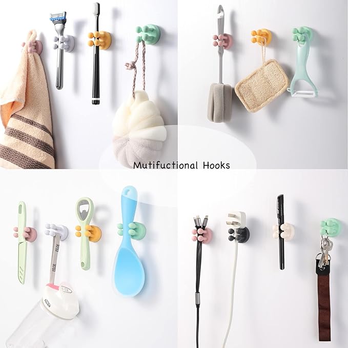 iBetterLife Bathroom Toothbrush Holders Wall Mounted - Image 3