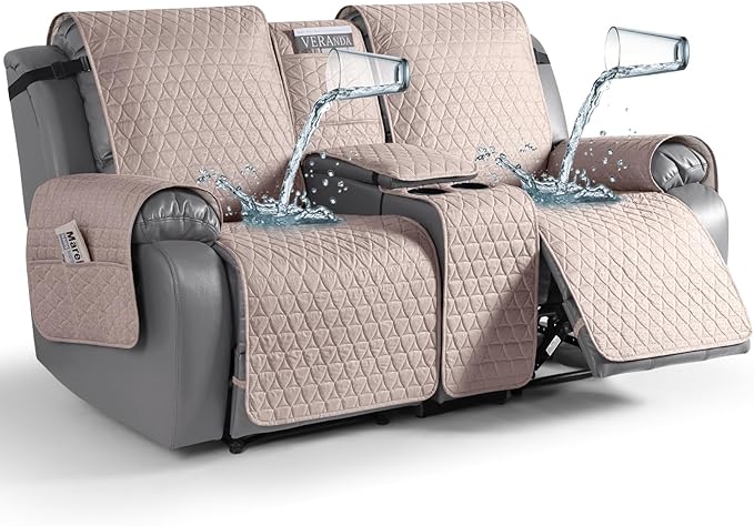 TAOCOCO 100% Waterproof Loveseat Recliner Couch Sofa Covers by TAOCOCO