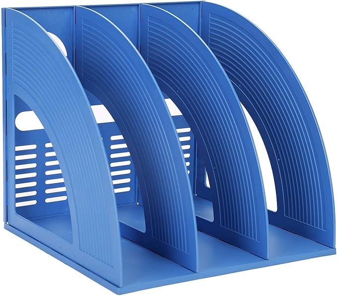 Marte Vanci Magazine File Holder Book Desktop Organizer Plastic Storage Sturdy by MarteVanci