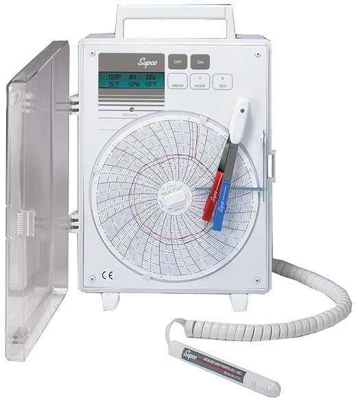 Supco CRTH2 Temperature, Humidity and Dew Point Recorder by Supco