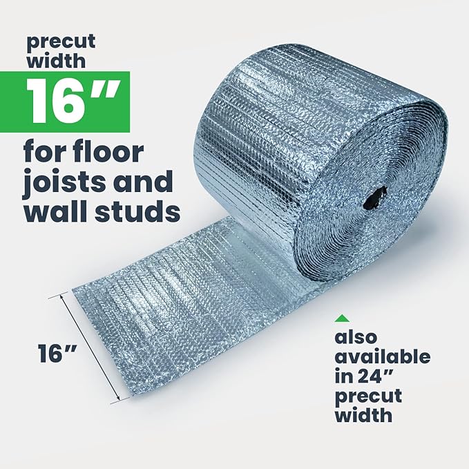 EcoFoil rFoil Floor Joist & Wall Insulation 16” x 125’ – Double Bubble - Image 2