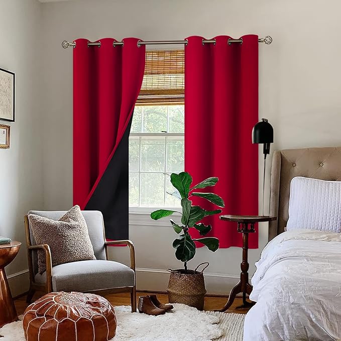 BGment Christmas 100% Blackout Curtains Thermal Insulated - Image 2