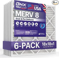 BNX TruFilter 18x18x1 Air Filter MERV 8 by BNX