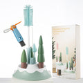 Chemimoso Baby Bottle Drying Rack and Cleaning Set, by Unknown