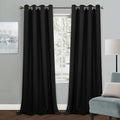 MYSKY HOME Black Curtains Blackout Curtains by MYSKYHOME