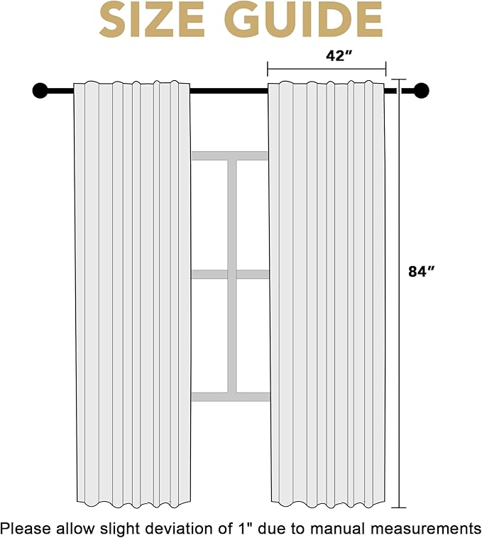 H.VERSAILTEX Blackout Curtains Thermal Insulated Window Treatment Panels Room - Image 6