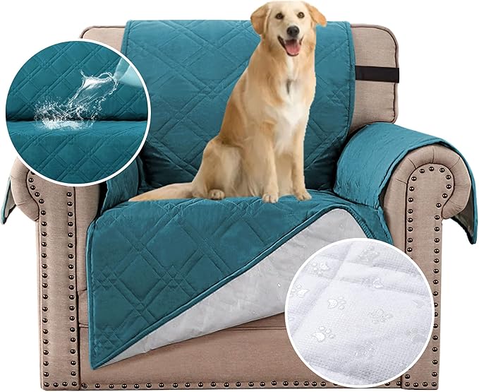 H.VERSAILTEX 100% Waterproof Sofa Slipcover Washable Armchair Cover Non-Slip by HVERSAILTEX