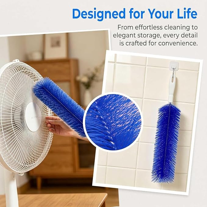 Bendable Microfiber Head, Reusable Dust Remover, 90° Flexible Ceiling & Fan - Image 2