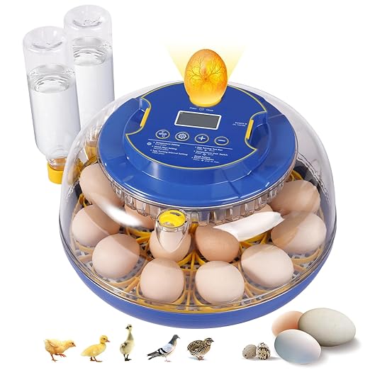 18 Egg Incubators for Hatching Eggs, Chicken Egg Incubator by HUMORRAP