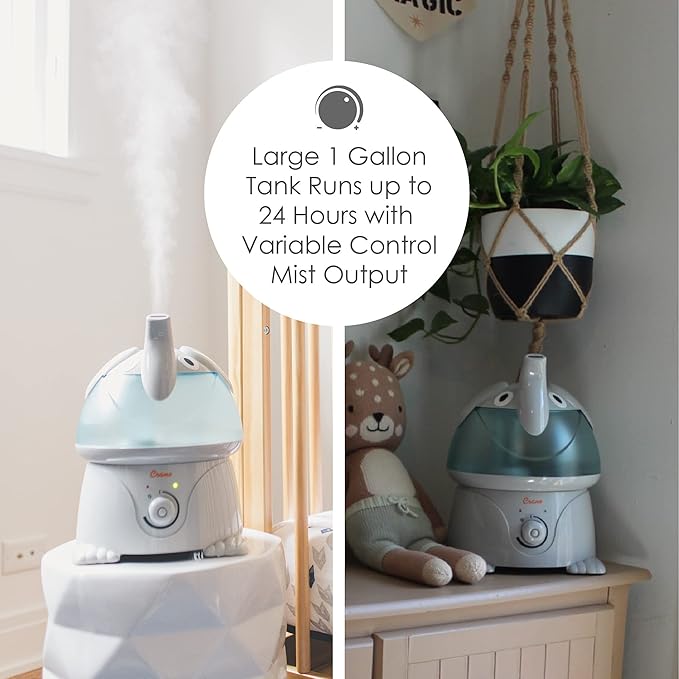 Crane Cute Animal Humidifier for Kids Bedroom and Nursery, Ultrasonic Cool Mist - Image 5