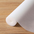 Clear Shelf Liners for Kitchen Cabinets: 17.7 Inch Wide Waterproof Drawer Liner by FLPMIX