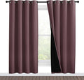 NICETOWN Living Room Completely Shaded Draperies, Privacy Protection & Noise by NICETOWN