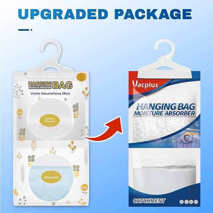 Vacplus Moisture Absorbers Packets, Fragrance Free 20 Pack, Humidity Packs - Image 7
