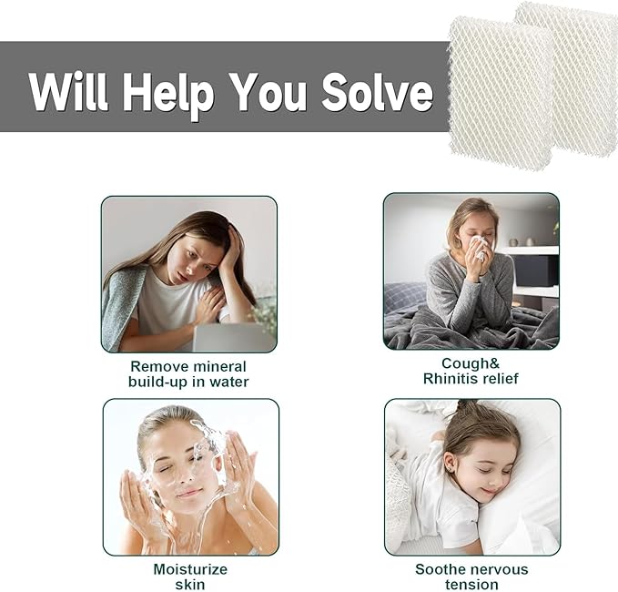 Fanshuge 6Pack Replacement Humidifier Wicking Filters - Image 4