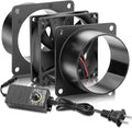 80mm x 25mm 3 Inch Duct Household Ventilation 12V Exhaust Fan by CoolingFan