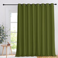 NICETOWN Black Out Sliding Door Curtain 108 inches Long, Grommet Patio Door by NICETOWN