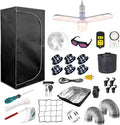 Complete Mylar Growing Tent, 4x4 Grow Tent Kit 48"x48"x80" Indoor Plant Growing by iMeshbean