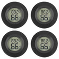 4pcs Mini Hygrometer Thermometer Digital LCD Monitor Indoor/Outdoor Humidity by ACEIRMC