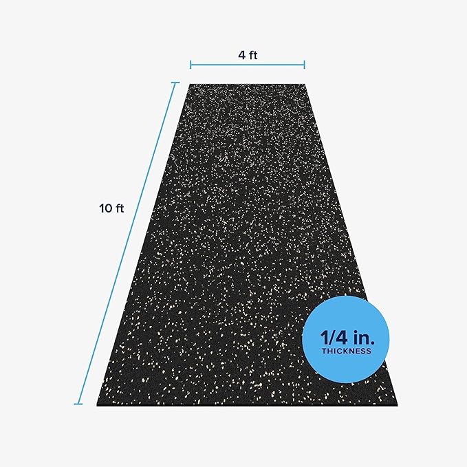 Flooring Inc's 1/4" Thick Tough Rubber Flooring Roll | Flexible Recycled Rubber - Image 3
