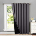 NICETOWN Total Shade Patio Door Curtain, Heavy-Duty Full Light Shading Sliding by NICETOWN