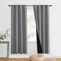 NICETOWN Silver Grey Full Shade Curtain Panel, Energy Smart & Noise Blocking by NICETOWN