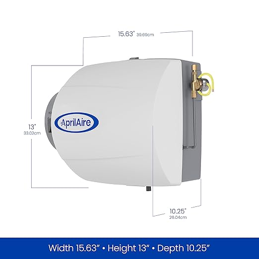 AprilAire 500M 12-gal. Whole-House Small Bypass Evaporative Humidifier - Image 9