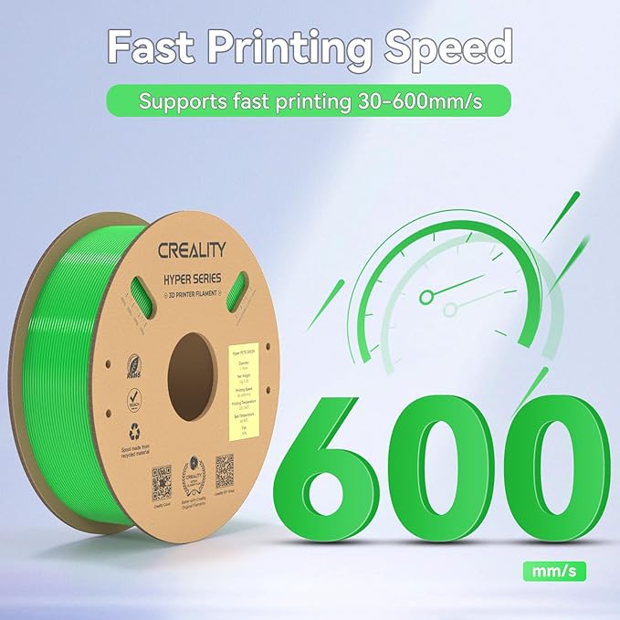 Official Creality Hyper PETG Filament 1.75mm, High Speed 600mm/s 3D Printer - Image 3