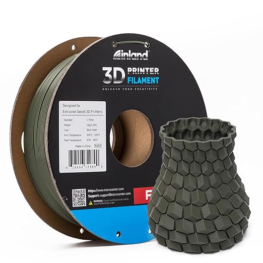 INLAND Micro Center PLA+ 3D Printing Filament 1.75mm by INLAND