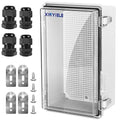 Waterproof Outdoor Project ABS Plastic Junction Box IP67 Weatherproof Dustproof by XINYIELE